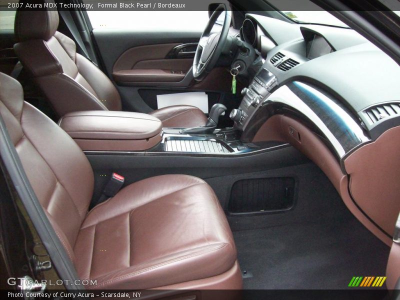 Formal Black Pearl / Bordeaux 2007 Acura MDX Technology
