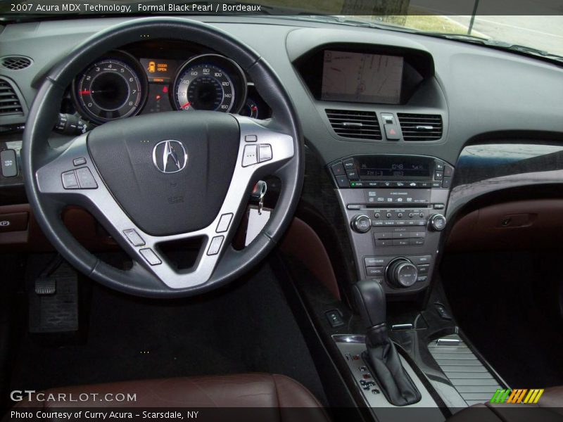 Formal Black Pearl / Bordeaux 2007 Acura MDX Technology