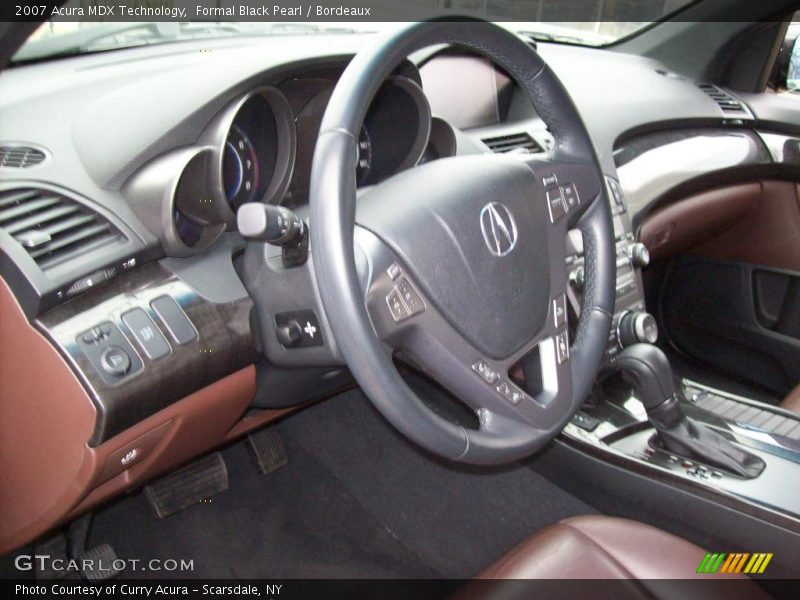 Formal Black Pearl / Bordeaux 2007 Acura MDX Technology