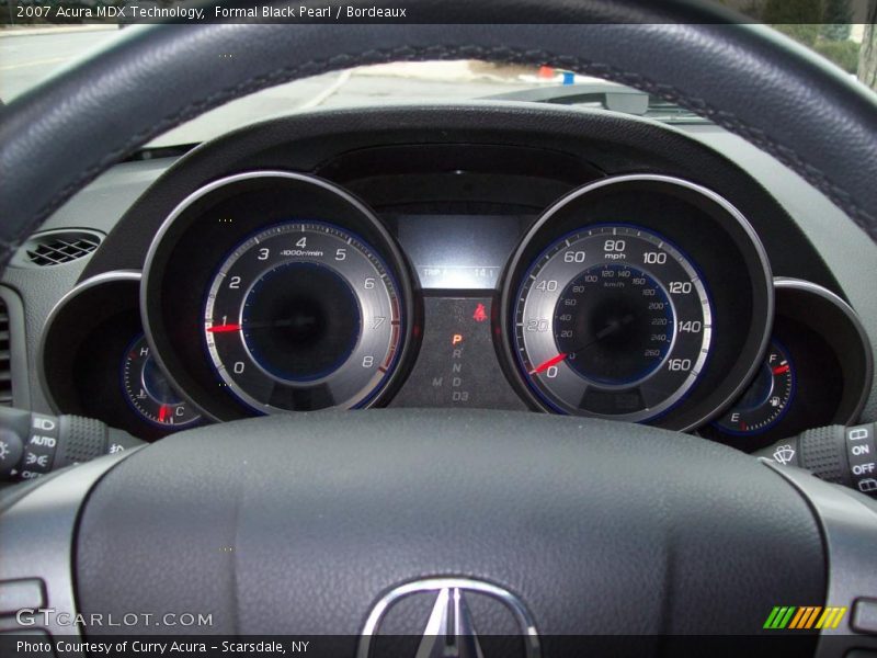 Formal Black Pearl / Bordeaux 2007 Acura MDX Technology
