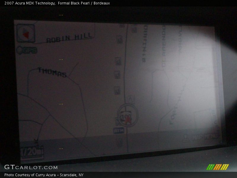 Formal Black Pearl / Bordeaux 2007 Acura MDX Technology
