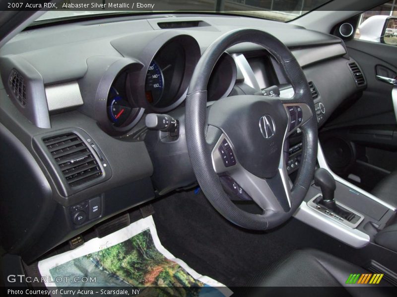 Alabaster Silver Metallic / Ebony 2007 Acura RDX
