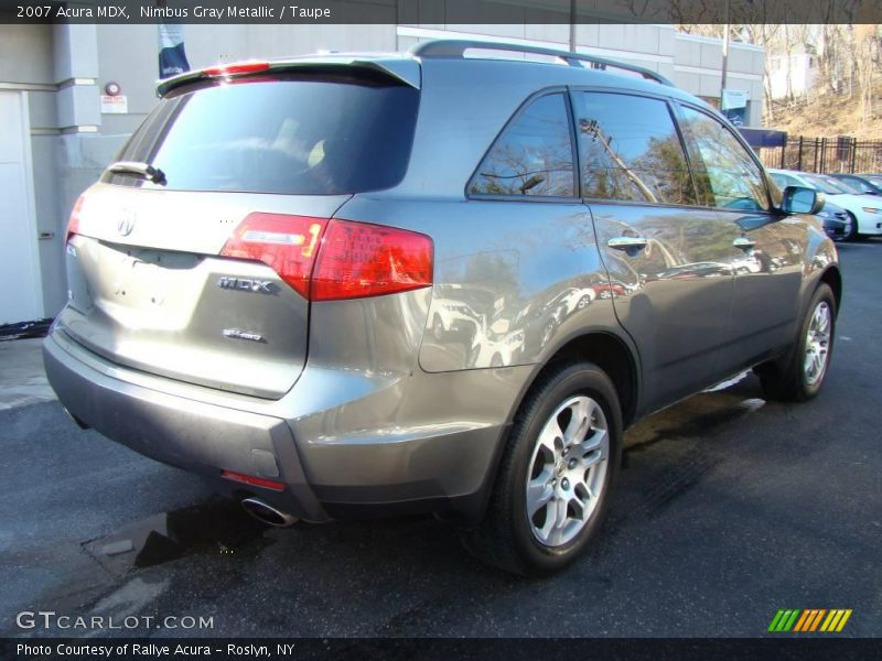 Nimbus Gray Metallic / Taupe 2007 Acura MDX