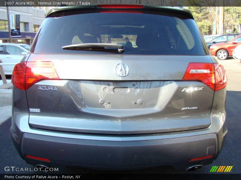 Nimbus Gray Metallic / Taupe 2007 Acura MDX