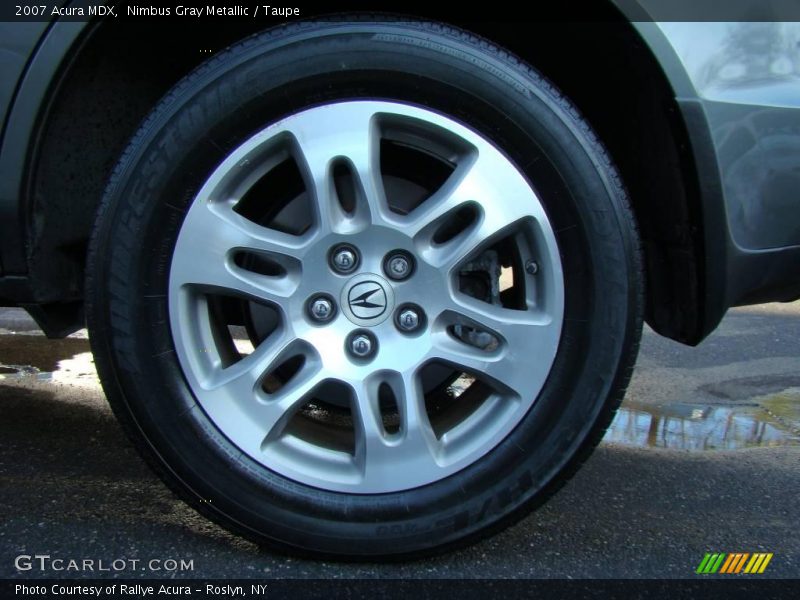 Nimbus Gray Metallic / Taupe 2007 Acura MDX
