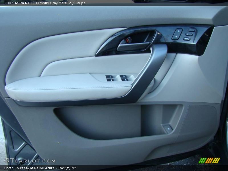 Nimbus Gray Metallic / Taupe 2007 Acura MDX