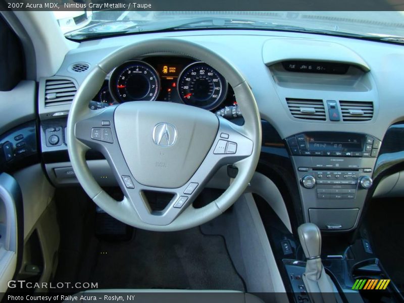 Nimbus Gray Metallic / Taupe 2007 Acura MDX