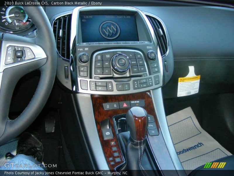 Carbon Black Metallic / Ebony 2010 Buick LaCrosse CXS