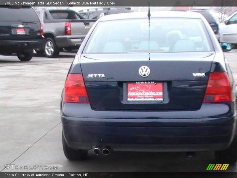 Galactic Blue Metallic / Grey 2003 Volkswagen Jetta GLX Sedan