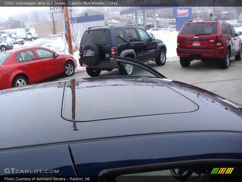 Galactic Blue Metallic / Grey 2003 Volkswagen Jetta GLX Sedan