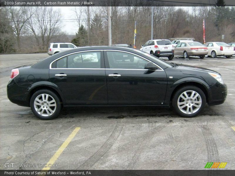 Carbon Flash Metallic / Black 2009 Saturn Aura XR