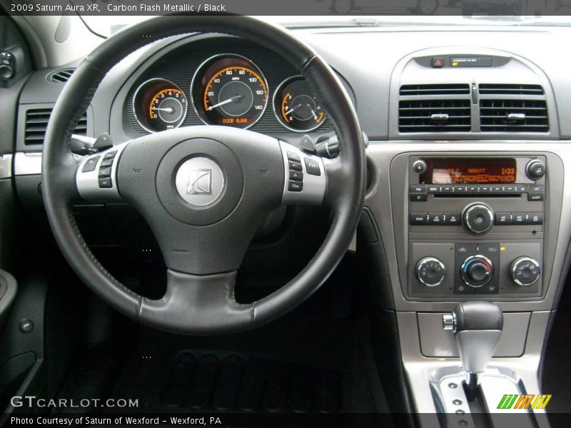 Carbon Flash Metallic / Black 2009 Saturn Aura XR