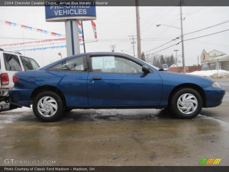 Arrival Blue Metallic / Neutral 2004 Chevrolet Cavalier Coupe