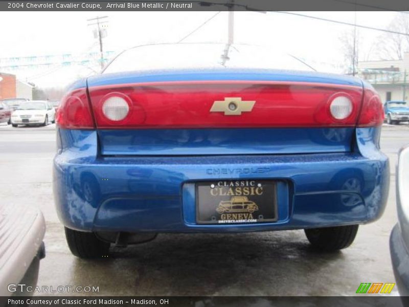 Arrival Blue Metallic / Neutral 2004 Chevrolet Cavalier Coupe