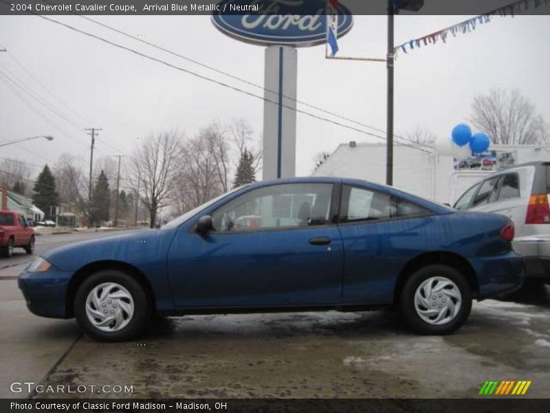 Arrival Blue Metallic / Neutral 2004 Chevrolet Cavalier Coupe
