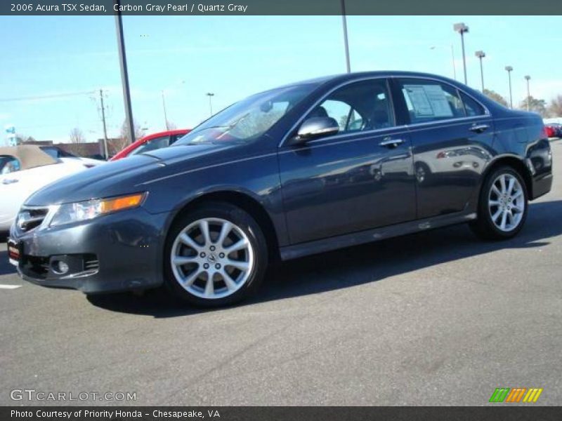 Carbon Gray Pearl / Quartz Gray 2006 Acura TSX Sedan