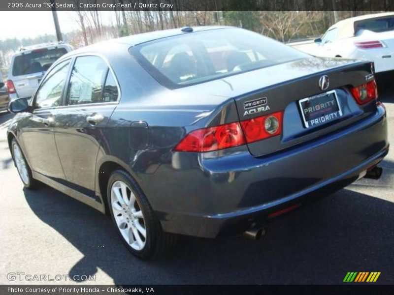 Carbon Gray Pearl / Quartz Gray 2006 Acura TSX Sedan