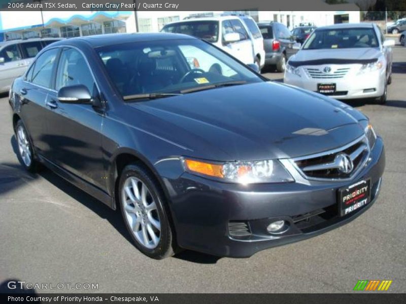 Carbon Gray Pearl / Quartz Gray 2006 Acura TSX Sedan