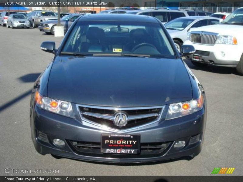 Carbon Gray Pearl / Quartz Gray 2006 Acura TSX Sedan