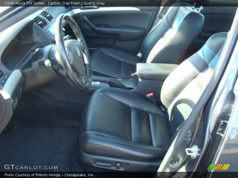 Carbon Gray Pearl / Quartz Gray 2006 Acura TSX Sedan