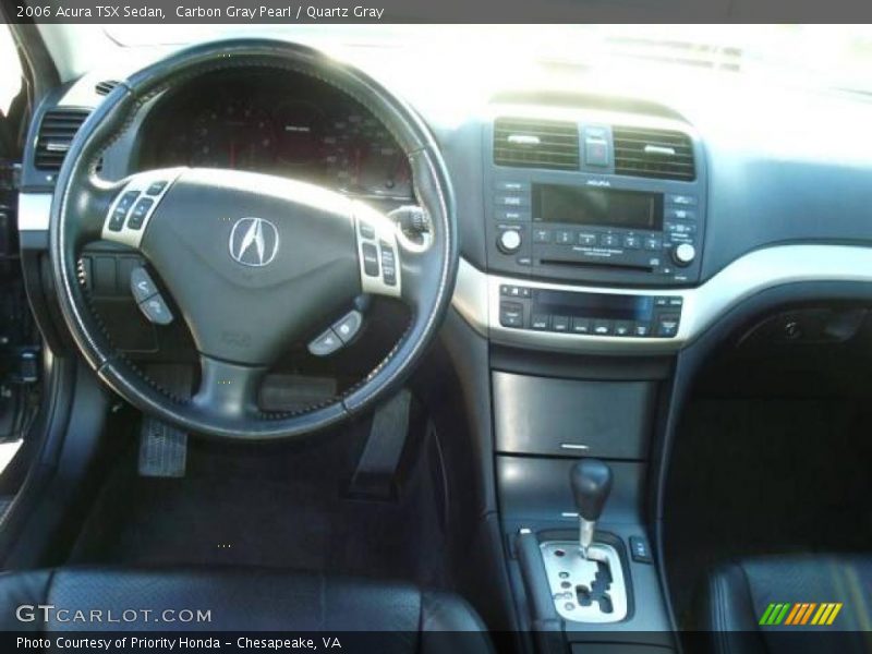 Carbon Gray Pearl / Quartz Gray 2006 Acura TSX Sedan