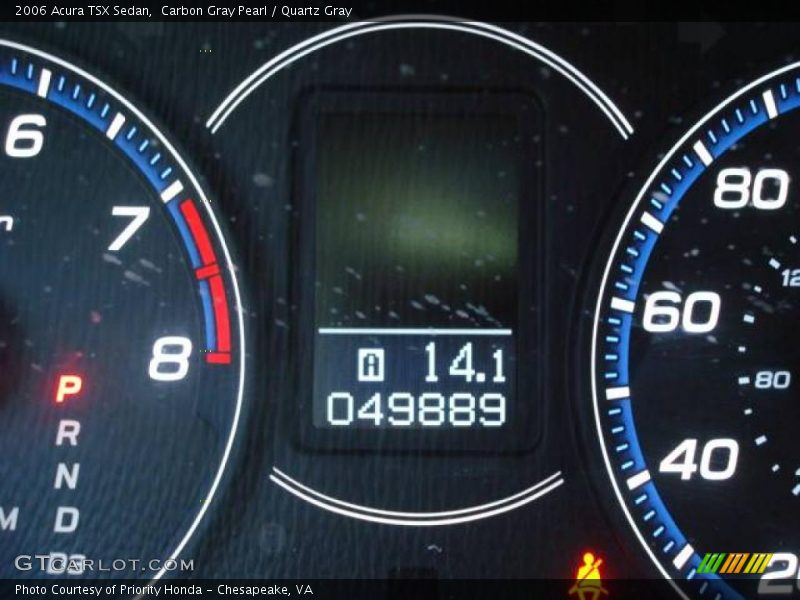 Carbon Gray Pearl / Quartz Gray 2006 Acura TSX Sedan
