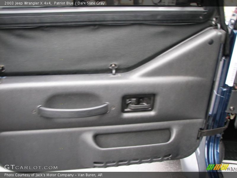 Patriot Blue / Dark Slate Gray 2003 Jeep Wrangler X 4x4