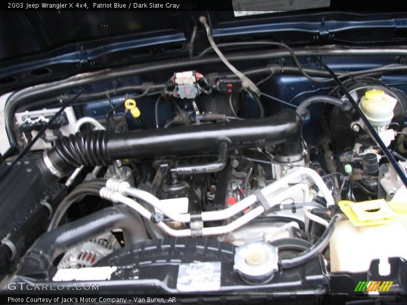 Patriot Blue / Dark Slate Gray 2003 Jeep Wrangler X 4x4
