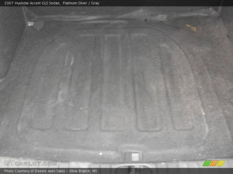 Platinum Silver / Gray 2007 Hyundai Accent GLS Sedan