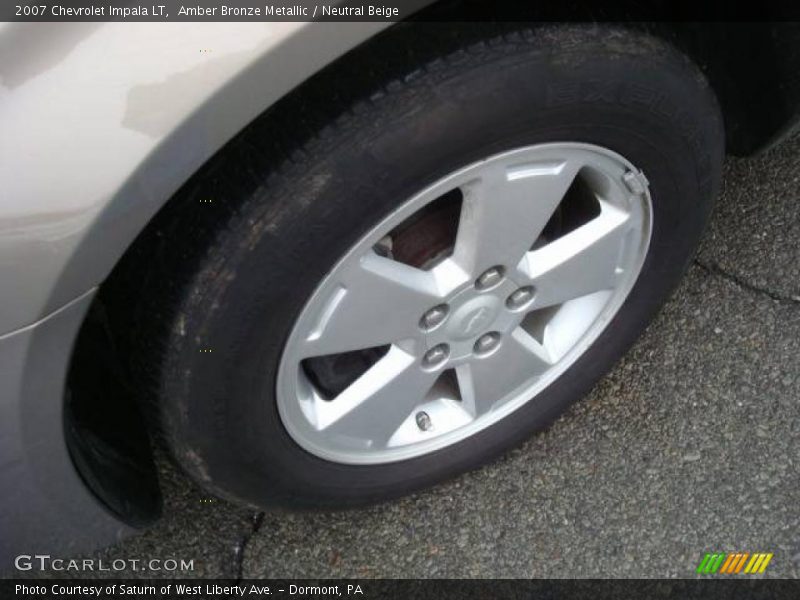 Amber Bronze Metallic / Neutral Beige 2007 Chevrolet Impala LT