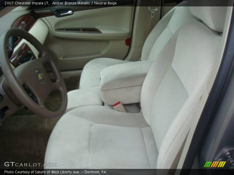 Amber Bronze Metallic / Neutral Beige 2007 Chevrolet Impala LT