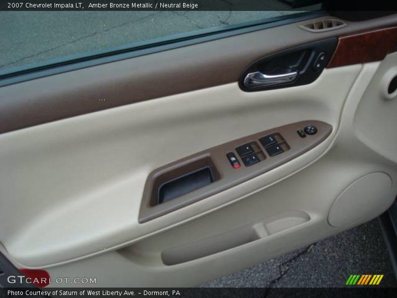 Amber Bronze Metallic / Neutral Beige 2007 Chevrolet Impala LT