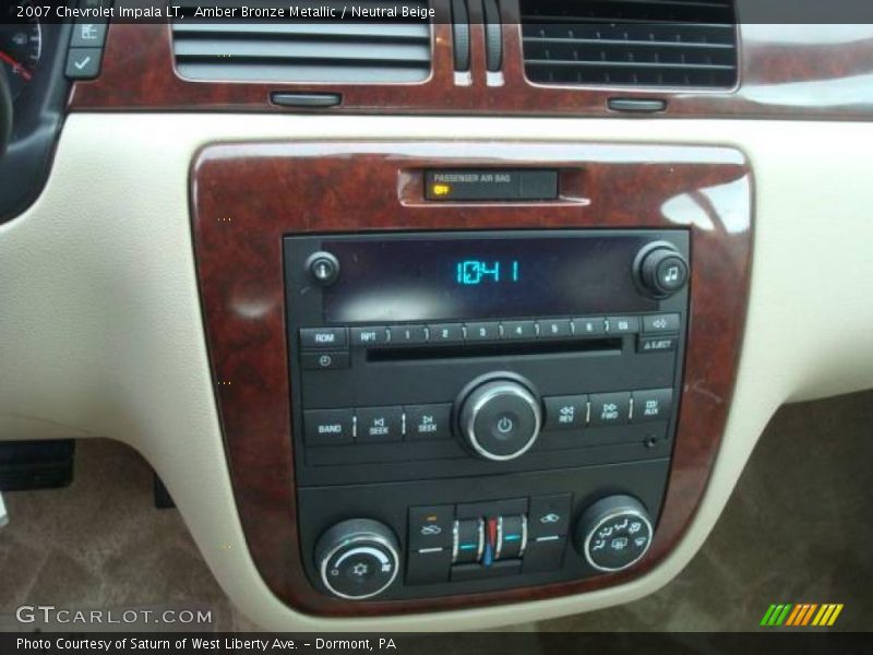 Amber Bronze Metallic / Neutral Beige 2007 Chevrolet Impala LT