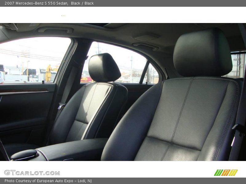Black / Black 2007 Mercedes-Benz S 550 Sedan