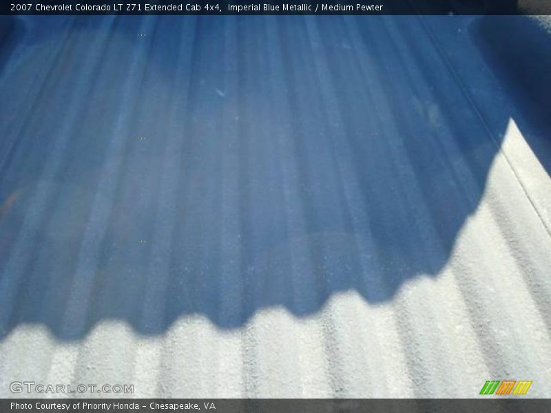 Imperial Blue Metallic / Medium Pewter 2007 Chevrolet Colorado LT Z71 Extended Cab 4x4