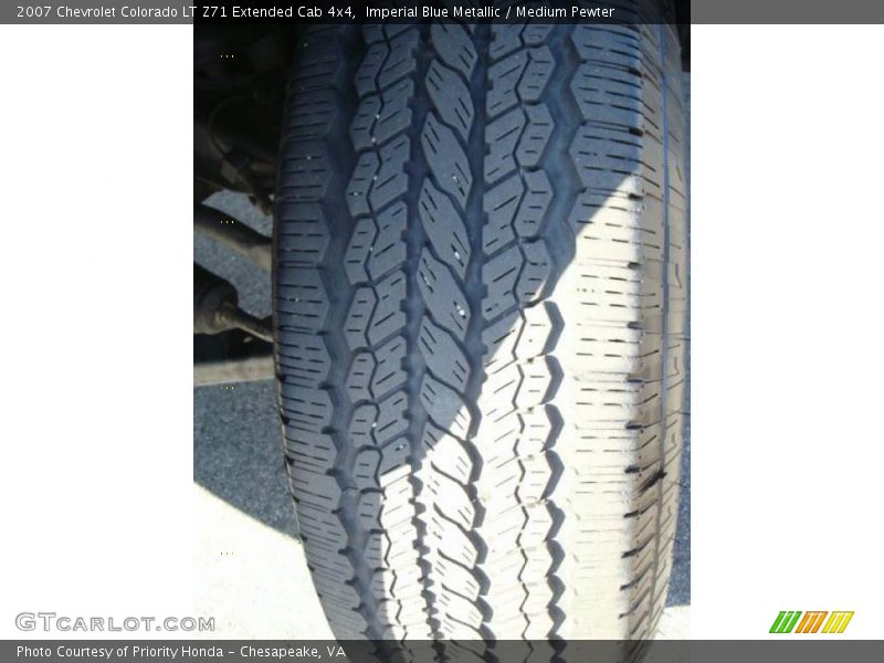Imperial Blue Metallic / Medium Pewter 2007 Chevrolet Colorado LT Z71 Extended Cab 4x4