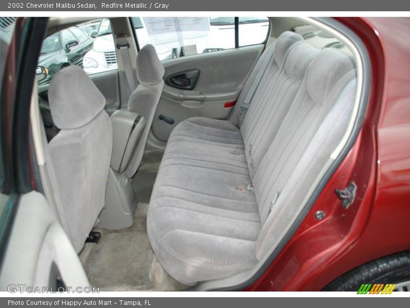 Redfire Metallic / Gray 2002 Chevrolet Malibu Sedan