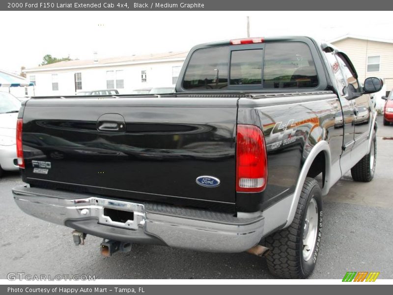 Black / Medium Graphite 2000 Ford F150 Lariat Extended Cab 4x4