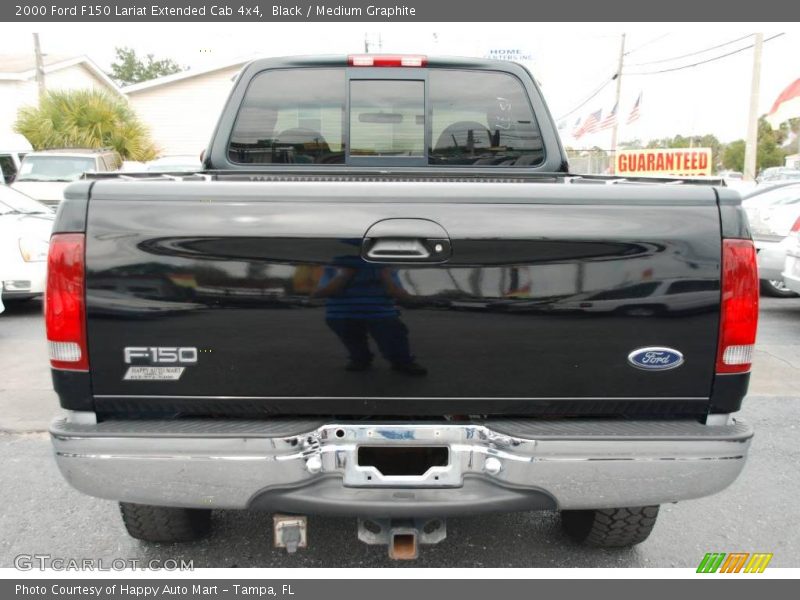 Black / Medium Graphite 2000 Ford F150 Lariat Extended Cab 4x4