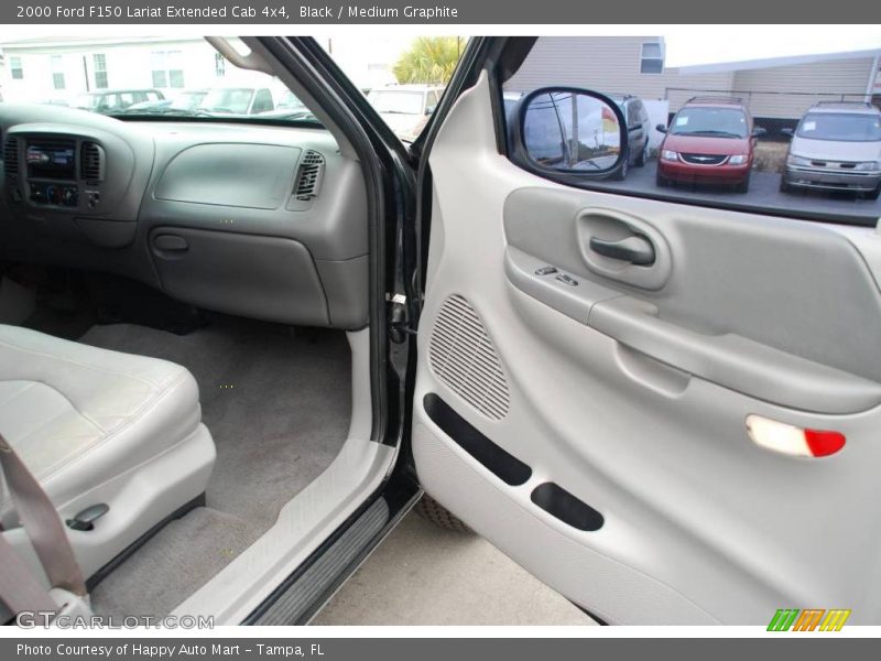 Black / Medium Graphite 2000 Ford F150 Lariat Extended Cab 4x4