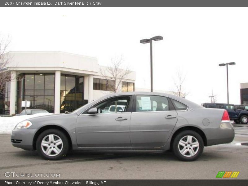 Dark Silver Metallic / Gray 2007 Chevrolet Impala LS