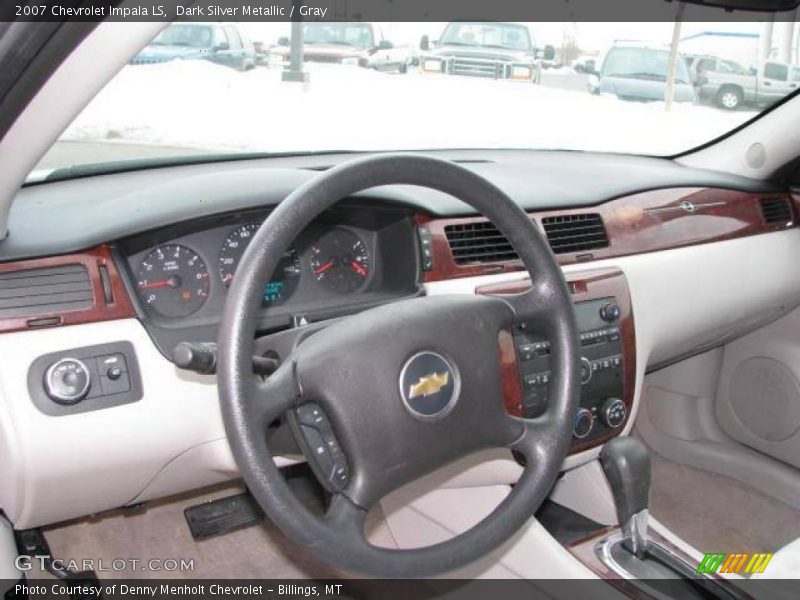 Dark Silver Metallic / Gray 2007 Chevrolet Impala LS