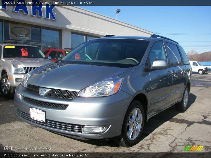 Blue Mirage Metallic / Stone 2005 Toyota Sienna XLE AWD