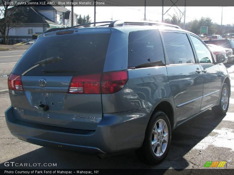 Blue Mirage Metallic / Stone 2005 Toyota Sienna XLE AWD