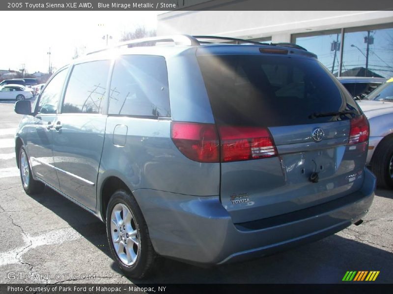 Blue Mirage Metallic / Stone 2005 Toyota Sienna XLE AWD