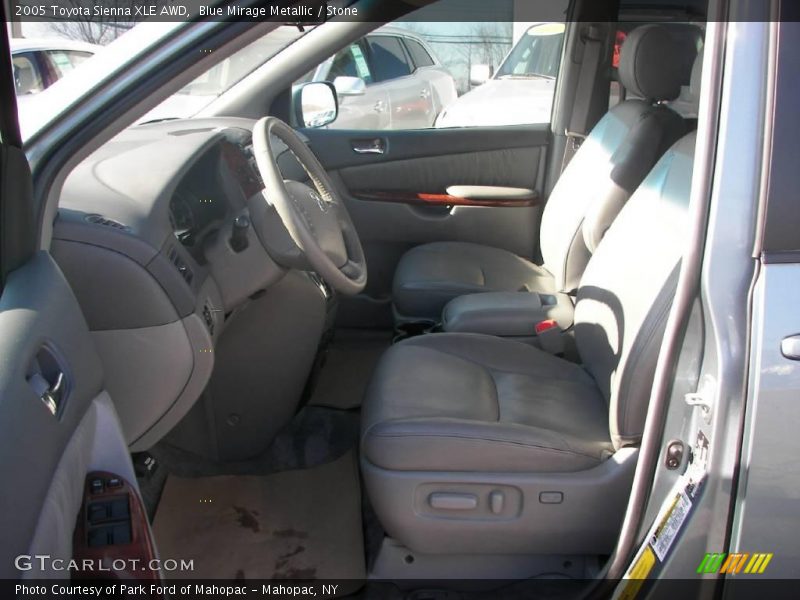 Blue Mirage Metallic / Stone 2005 Toyota Sienna XLE AWD