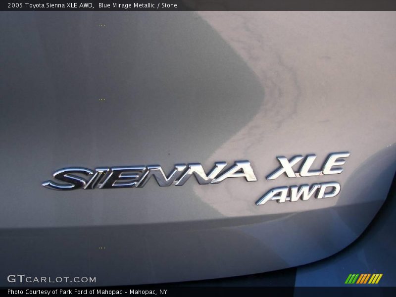 Blue Mirage Metallic / Stone 2005 Toyota Sienna XLE AWD