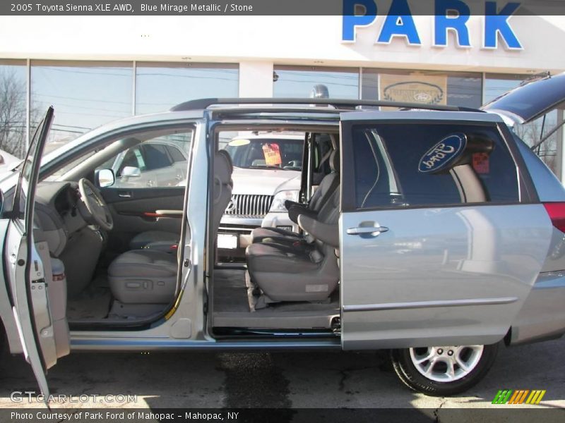 Blue Mirage Metallic / Stone 2005 Toyota Sienna XLE AWD