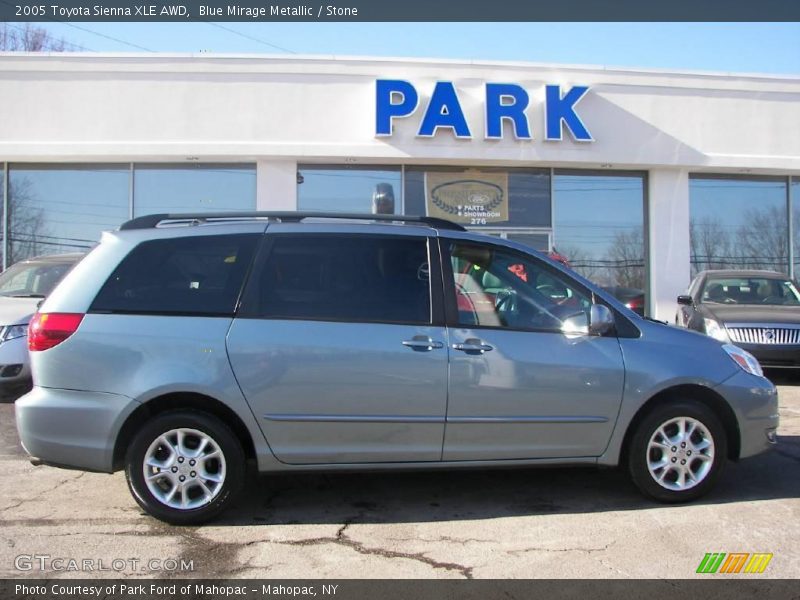 Blue Mirage Metallic / Stone 2005 Toyota Sienna XLE AWD