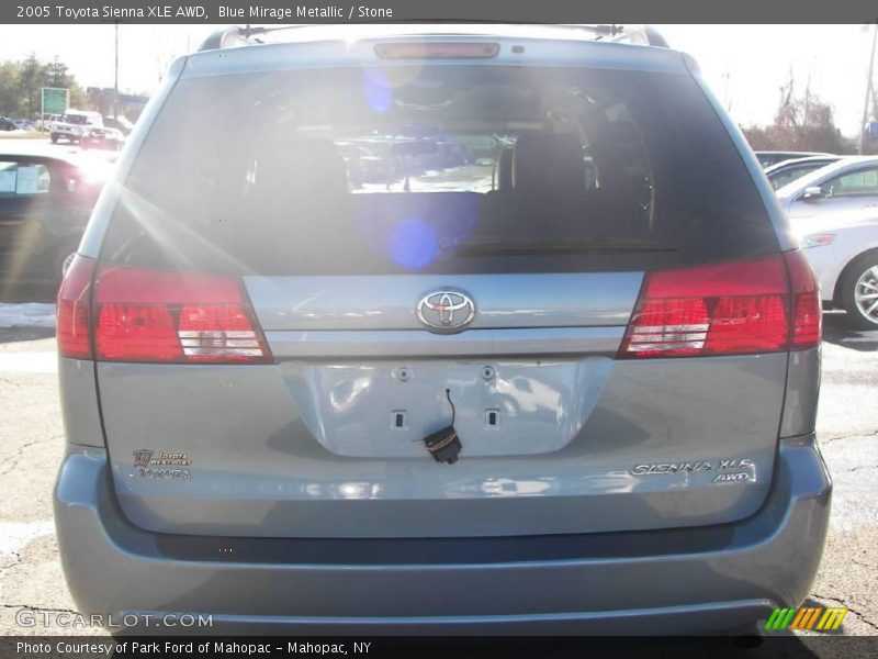 Blue Mirage Metallic / Stone 2005 Toyota Sienna XLE AWD